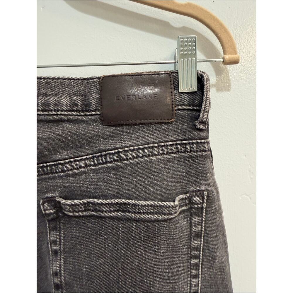 Everlane THE ORIGINAL CHEEKY JEAN Bootcut Washed Black High Rise Cropped Size 29 - Picture 7 of 9